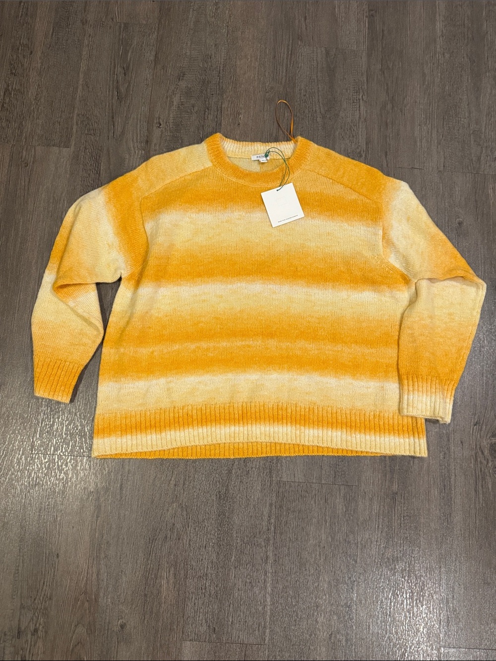 pistola Yellow Ombre Crewneck Sweater